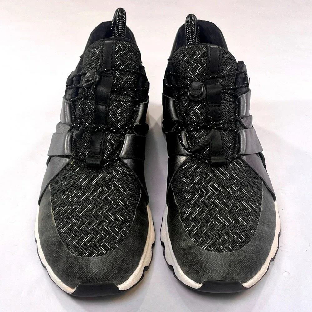 SOREL Kinetic Speed Trainers Womens 8.5 Black‎ Fashion Athletic Shoes Sneakers